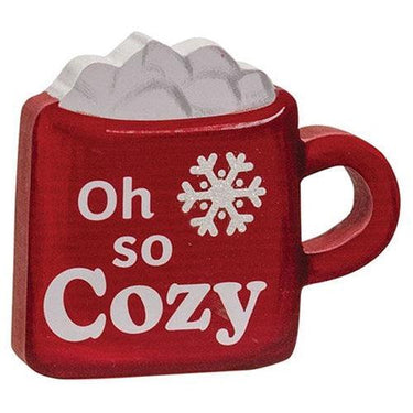 Oh So Cozy Chunky Wooden Cup Sitter - The Fox Decor